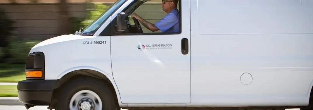 KIC Refrigeration service vehicle serving Oregon area